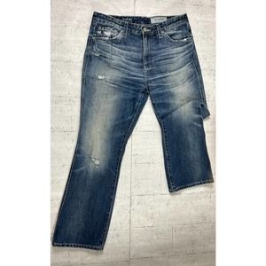 Adriano Goldschmidt the Jodi crop high-rise slim flare crop Size 28R.